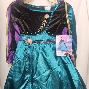 Frozen Kids Costume - Teal and Purple